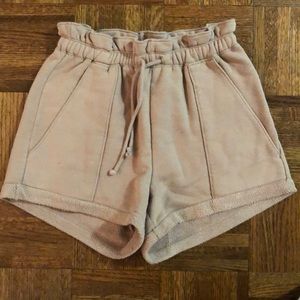 Abercrombie Paper Bag Waist Sweat Shorts